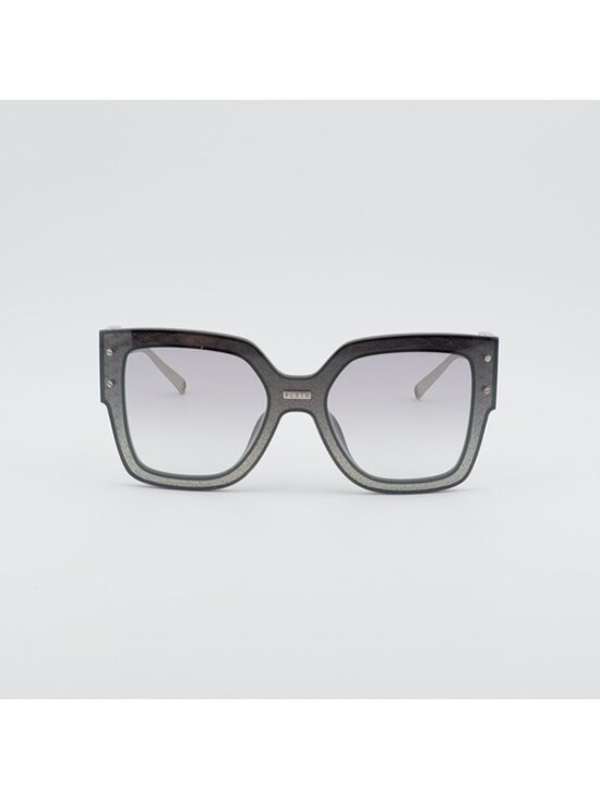 Philipp Plein SPP041M Z42X Sunglasses Black Square Frame, Mirror Lenses main image 8